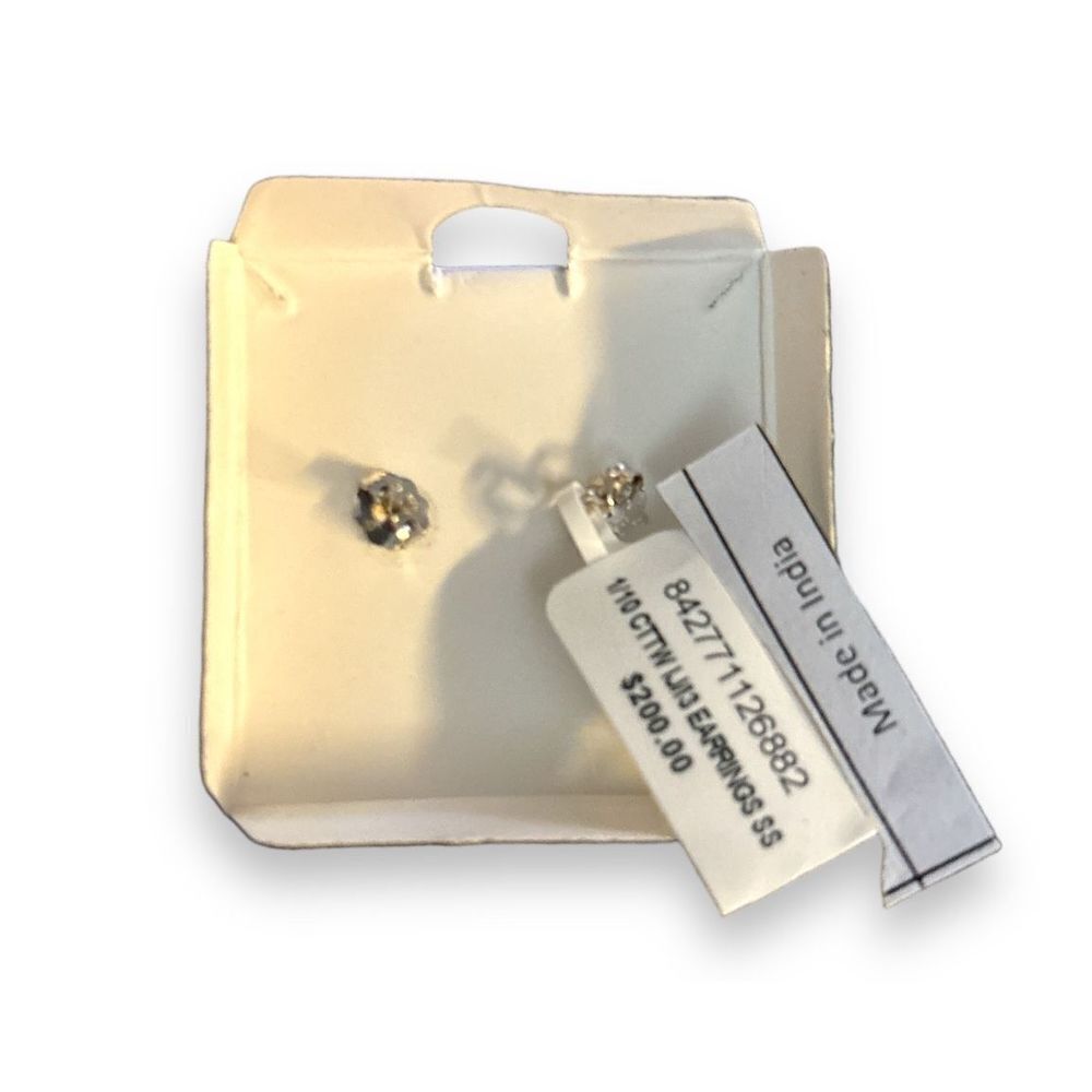 R.H Macy & Company Jewelry Bridge Stud Earrings from Macy’s Sterling Silver - Picture 4 of 5
